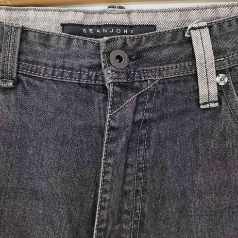 ショーンジョン Sean john 90s バックレイヤードポケット ループデザイン デニムバギーワイドジョーツ メンズ 36