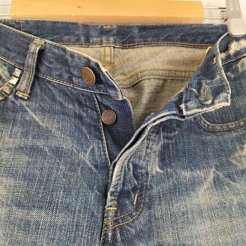 ヒステリックグラマー HYSTERIC GLAMOUR スタッズ パッチワーク デニムパンツ メンズ
