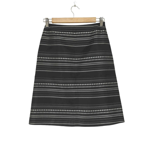 クレージュ courreges ドットボーダータイトスカート レディース 38
