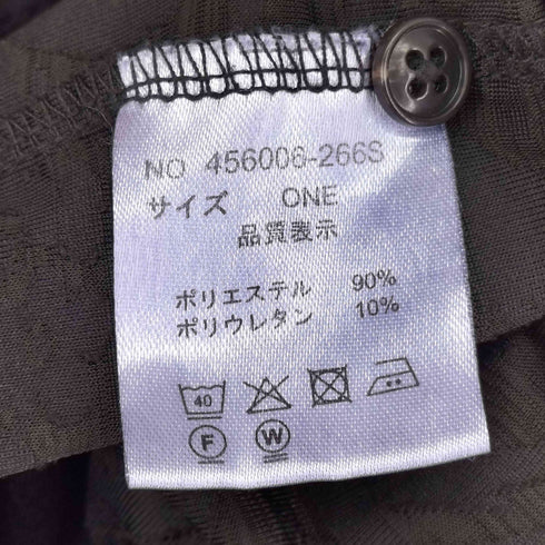 ノーアイディーブラック NO ID.BLACK シアーフラワー JQ-BIG-SH シャツ メンズ ONE SIZE