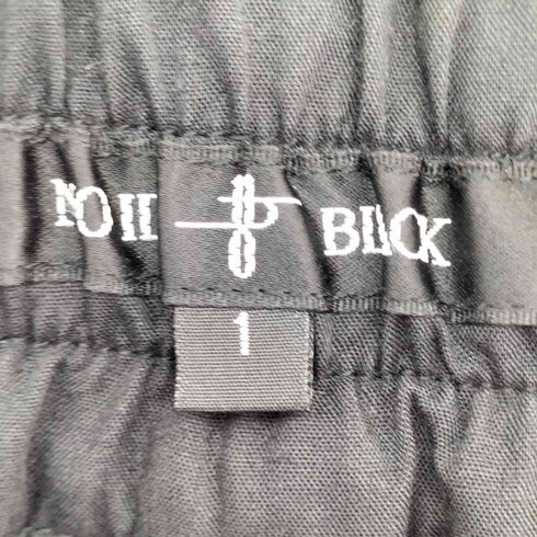 ノーアイディーブラック NO ID.BLACK チェンジングギャザードレープトラウザーズ メンズ 1