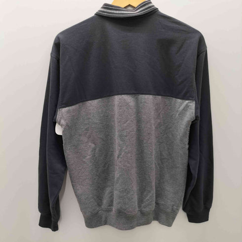 ピューリタン PURITAN ボーダー 切替 リブライン L/S ポロ シャツ メンズ