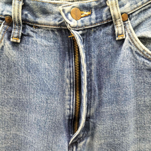 ラングラー Wrangler 80-90S USA製 31MWZ ブーツ刻印 ジップ テーパード デニム パンツ メンズ 31×36