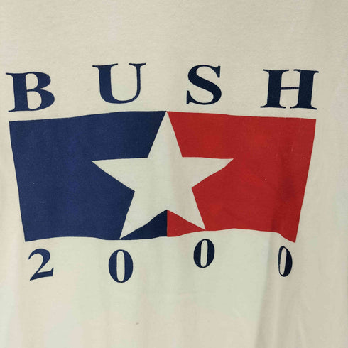 デルタ DELTA 00S BUSH 2000 スター プリント Tシャツ 袖ダブルステッチ メンズ 2XL