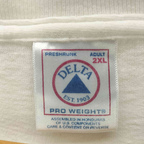 デルタ DELTA 00S BUSH 2000 スター プリント Tシャツ 袖ダブルステッチ メンズ 2XL