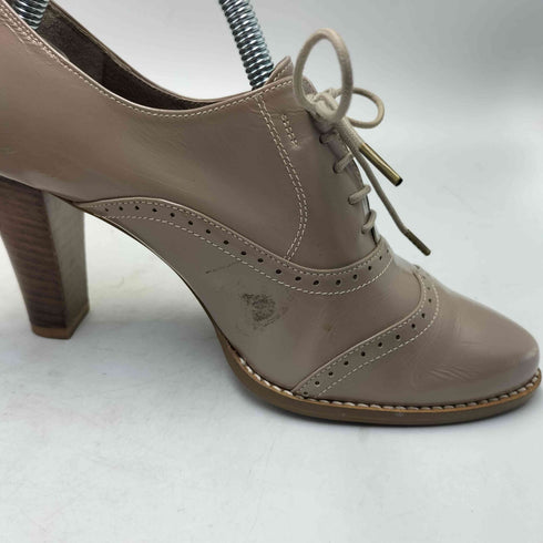 ランバン LANVIN ウィングチップ ショートブーツ レディース JPN:23