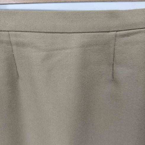 アクアスキュータム AQUASCUTUM 英国製 サイドプリーツ ラップ スカート レディース 10