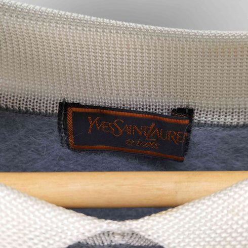 イヴサンローラン Yves Saint Laurent tricots 襟付きパフスリーブニット レディース import:M