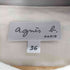 アニエスベー agnes b. プレッションリネンカーディガン レディース 36