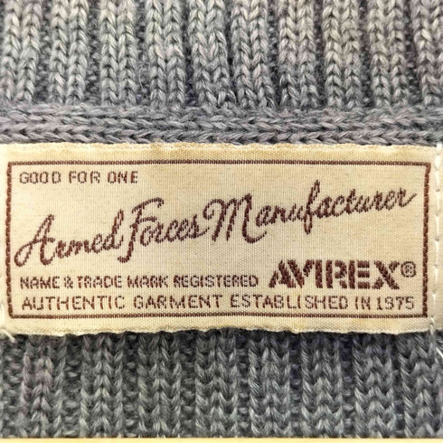 アヴィレックス AVIREX レザーカスタムリブセーター ジャケット メンズ M