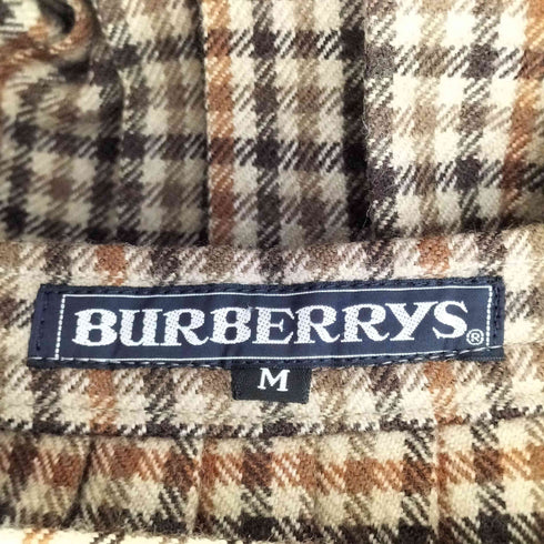 バーバリーズ BURBERRYS プリーツ チェック柄 ラップスカート レディース JPN:M