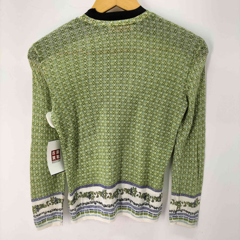 トリーバーチ TORY BURCH レーヨン混 総柄カーディガン レディース JPN:XS
