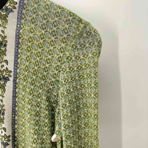 トリーバーチ TORY BURCH レーヨン混 総柄カーディガン レディース JPN:XS