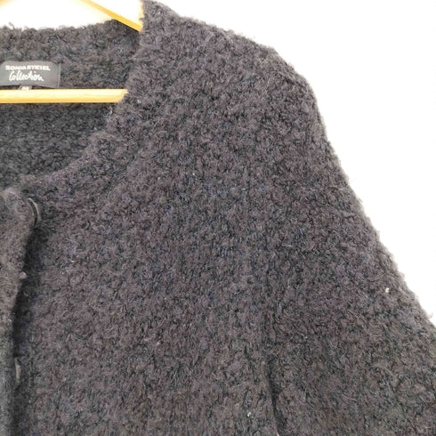 ソニアリキエル SONIA RYKIEL アルパカ混 ビジュー装飾 ロングカーディガン レディース 38