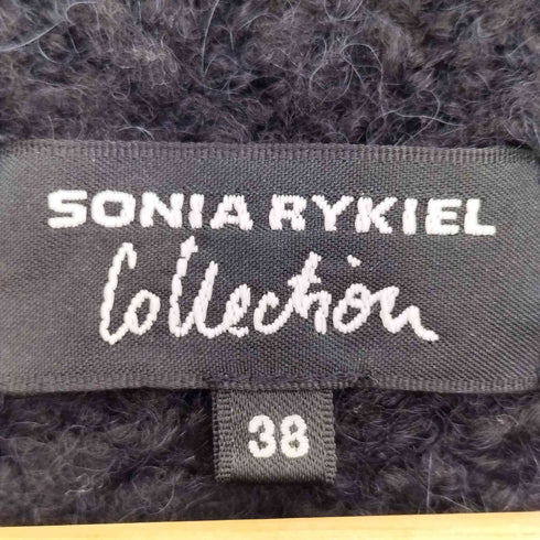 ソニアリキエル SONIA RYKIEL アルパカ混 ビジュー装飾 ロングカーディガン レディース 38