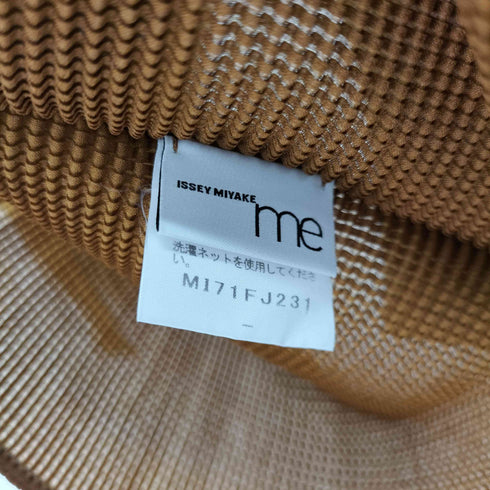 イッセイミヤケミー ISSEY MIYAKE me ボックスプリーツ プリント ボトルネック カットソー レディース ONE SIZE