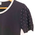 クレージュ courreges ビジュー パール装飾 半袖ニットソー サマーニット レディース 38