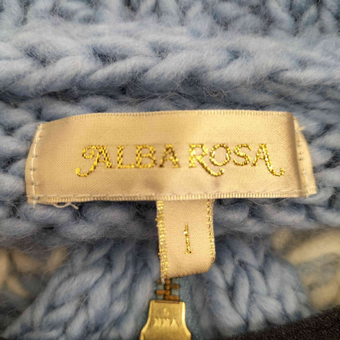 ALBA ROSA カウチンニットジップカーディガン レディース 1