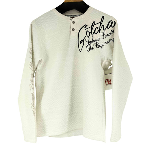 GOTCH ヘンリーネック L/S カットソー メンズ import:S