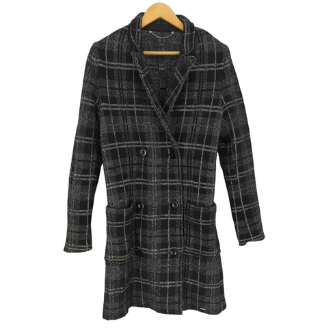 ディーゼル DIESEL 00S ウールチェックダブルコート レディース XS