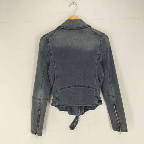 ディーゼル DIESEL MADE IN ITALY コットンダブルライダースジャケット メンズ XS