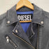 ディーゼル DIESEL MADE IN ITALY コットンダブルライダースジャケット メンズ XS
