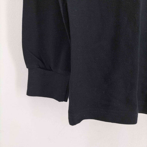 エトロミラノ ETRO MILANO マルチストライプ ロゴ刺繍 L/S ポロシャツ メンズ import:M