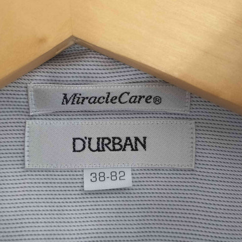 ダーバン DURBAN Miracle Care ストライプシャツ メンズ 38-82