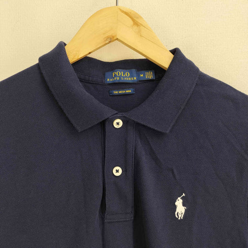 ポロラルフローレン POLO RALPH LAUREN THE MESH MINI ポニー刺繍 鹿の子 ポロシャツ ワンピース レディース import:M
