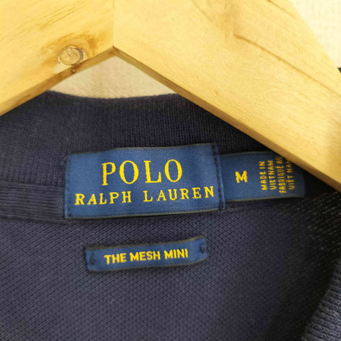 ポロラルフローレン POLO RALPH LAUREN THE MESH MINI ポニー刺繍 鹿の子 ポロシャツ ワンピース レディース import:M