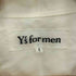 ワイズフォーメン Ys for men 00s 白タグ コットン オープンカラー 半袖シャツ メンズ 4
