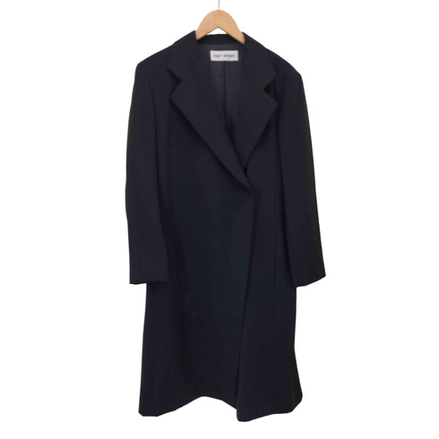 イッセイミヤケ ISSEY MIYAKE 比翼 ラップデザイン ロングチェスターコート archive レディース