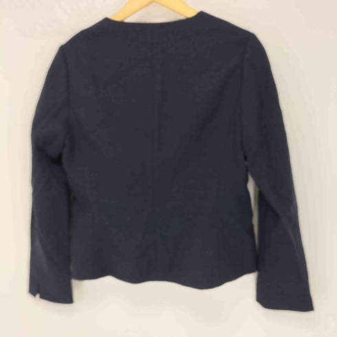 インディヴィ INDIVI ストレッチツィードノーカラージャケット レディース JPN:40