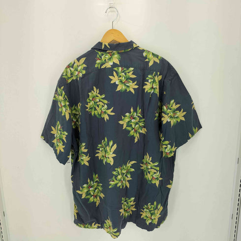 ポロバイラルフローレン Polo by RALPH LAUREN 90s CLAYTON クレイトン オープンカラー コットン アロハシャツ メンズ XL