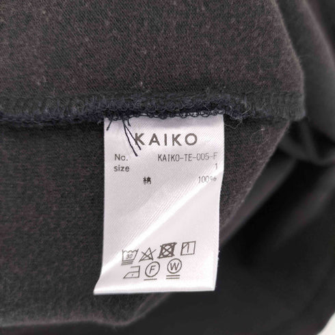 カイコー KAIKO THE FADED TEE BLACK ザ フェイデッド 半袖Tシャツ カットソー メンズ 1