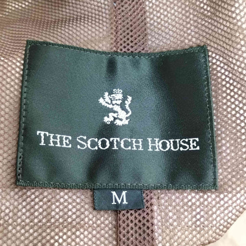 ザスコッチハウス The Scotch House フード収納可 ダブルジップ ナイロンジャケット メンズ JPN:M