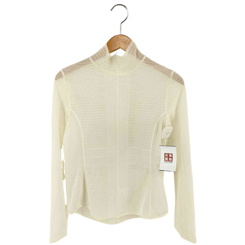 ユニクロ UNIQLO メッシュハイネックT レディース JPN:M