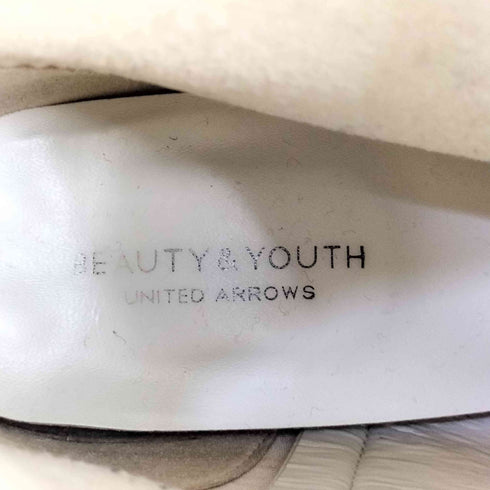 ビューティーアンドユースユナイテッドアローズ BEAUTY & YOUTH UNITED ARROWS スクエアトゥセンターライン ブーツ レディース 37 1/2