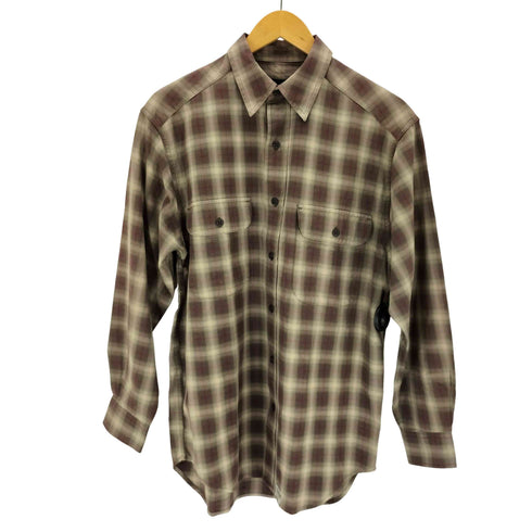 エディーバウアー Eddie Bauer 00s オンブレチェック L/S シャツ メンズ XS