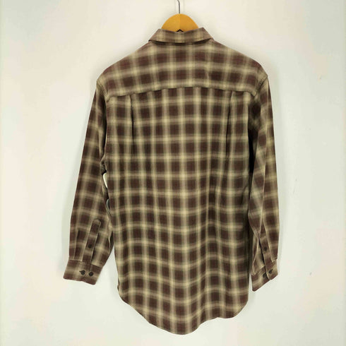 エディーバウアー Eddie Bauer 00s オンブレチェック L/S シャツ メンズ XS