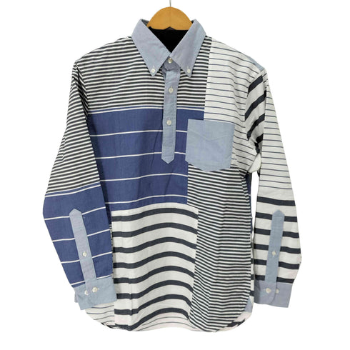 ブルックスブラザーズレッドフリース BROOKS BROTHERS REDFLEECE クレイジーパターン プルオーバー BDシャツ メンズ import:XS