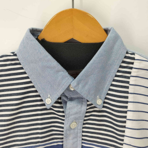 ブルックスブラザーズレッドフリース BROOKS BROTHERS REDFLEECE クレイジーパターン プルオーバー BDシャツ メンズ import:XS