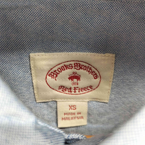 ブルックスブラザーズレッドフリース BROOKS BROTHERS REDFLEECE クレイジーパターン プルオーバー BDシャツ メンズ import:XS