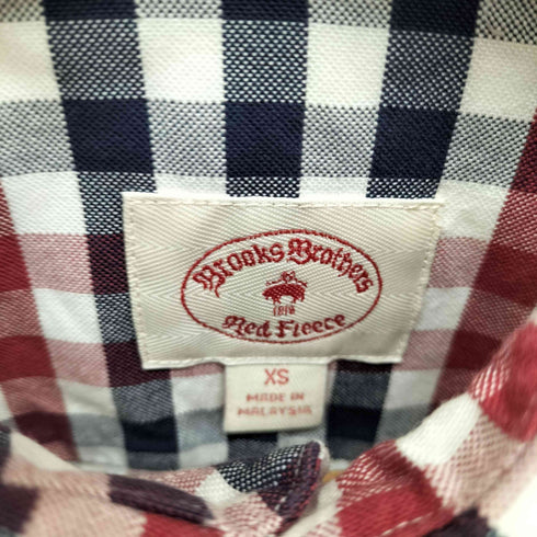 ブルックスブラザーズレッドフリース BROOKS BROTHERS REDFLEECE ギンガムチェック BDシャツ メンズ import:XS