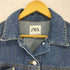 ザラ ZARA ショート丈デニムジャケット レディース import:M