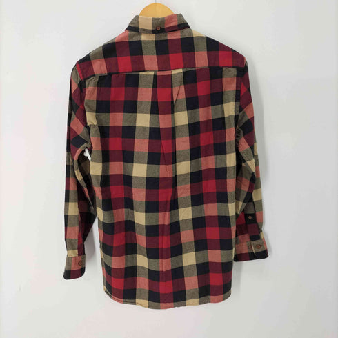 ブルックスブラザーズレッドフリース BROOKS BROTHERS REDFLEECE 猫目ボタン チェック BDシャツ メンズ import:XS