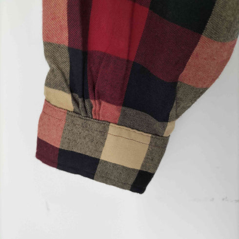 ブルックスブラザーズレッドフリース BROOKS BROTHERS REDFLEECE 猫目ボタン チェック BDシャツ メンズ import:XS