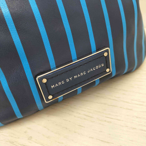 マークバイマークジェイコブス Marc by Marc Jacobs カウレザー ストライプショルダーバッグ レディース