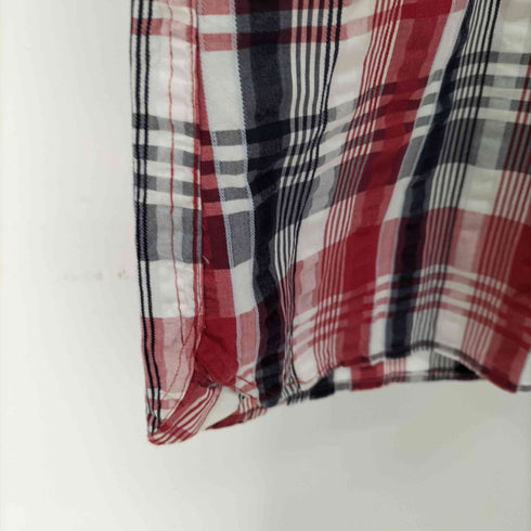 ブルックスブラザーズレッドフリース BROOKS BROTHERS REDFLEECE シアサッカー チェック BDシャツ メンズ import:XS