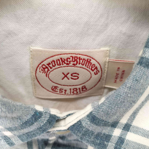 ブルックスブラザーズ BROOKS BROTHERS est.1818 チェック BDシャツ メンズ import:XS